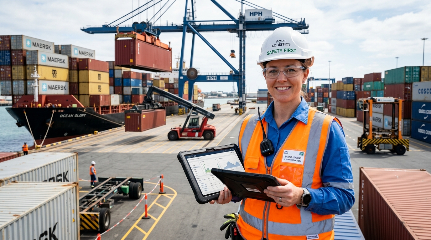Inspeksi Profesional Logistik Pelabuhan